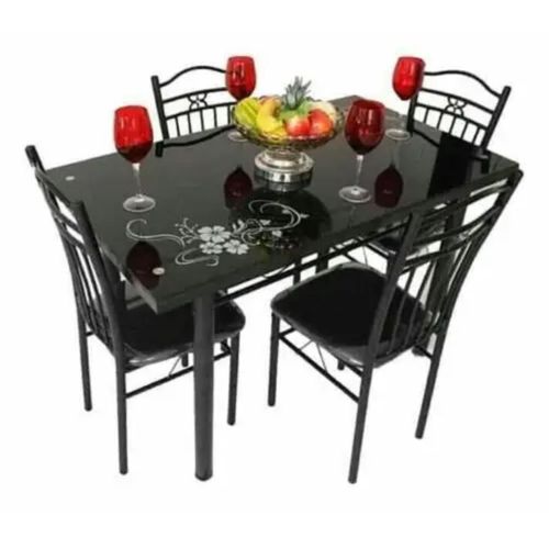 4 Seater Glass Dining Table Set
Tempered Glass Top
Rust-Resistant Steel Frame
High-Quality Leather Chairs
Plush Sponge Cushioning
Modern and Elegant Design
Easy to Clean
Seats Up to Four People