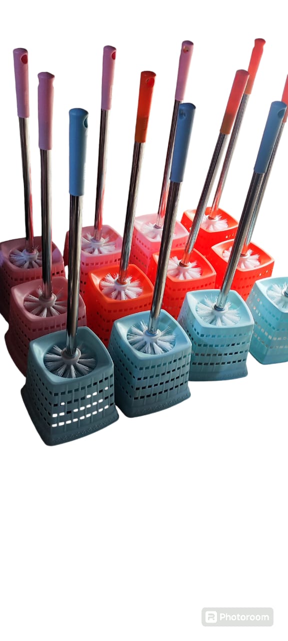 Home toilet brush with toilet brush holder