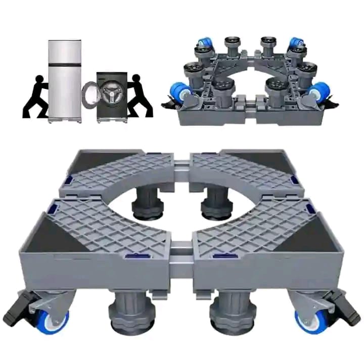 Heavy Base Multipurpose kitchen Fridge stand with wheel and lock...Ideal for Big Fridges,Oven and washing machine