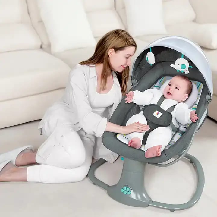 4-1 Mastela electric baby swing with bluetooth,remote controll and music toys net