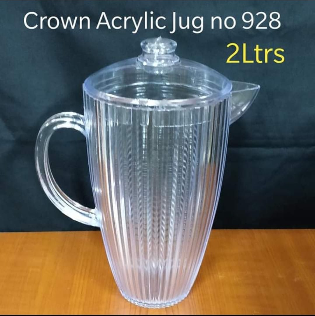 High quality Crown Acrylic plastic kitchen Jug with the capacity of 2 litres