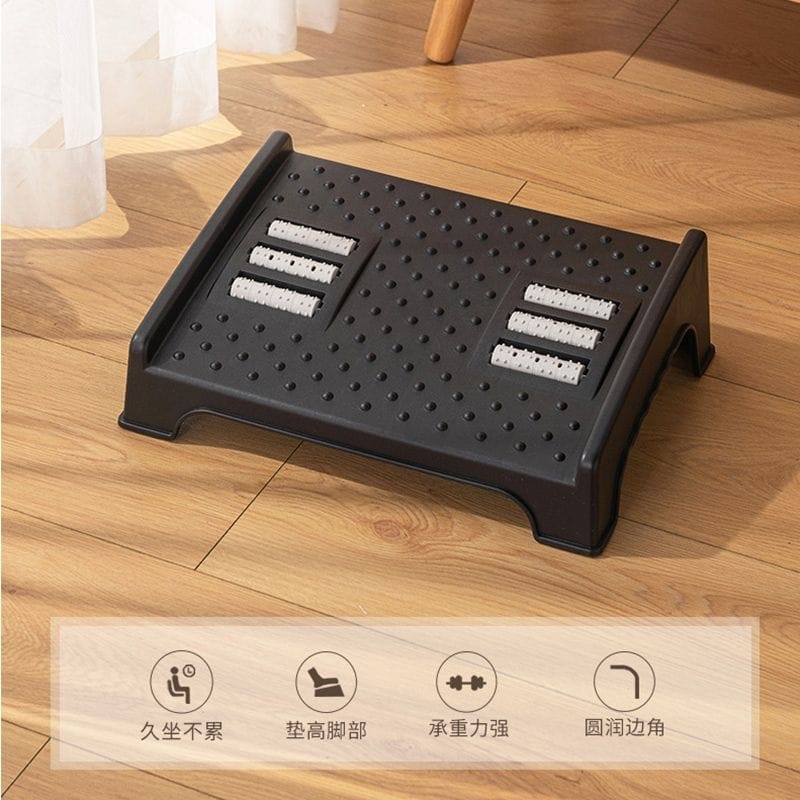 Ergonomic and Nonskid home foot rest/Toilet stool for rest and pain relief...Nonskid design,specially designed raised rounded pembled textured surface if perfect for instant bottom foot massage,,,...M