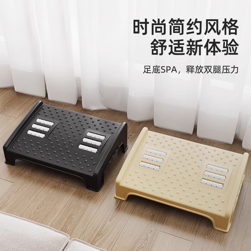 Ergonomic and Nonskid home foot rest/Toilet stool for rest and pain relief...Nonskid design,specially designed raised rounded pembled textured surface if perfect for instant bottom foot massage,,,...M