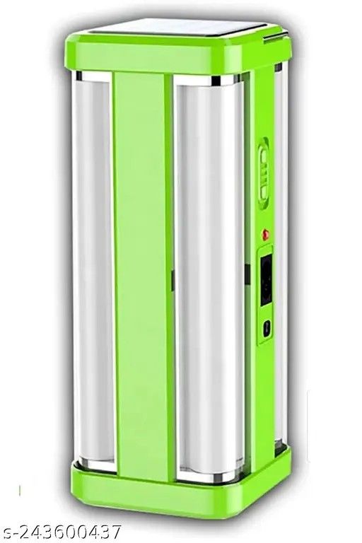 4 Tubes Portable rechargeable indoor and outdoor solar emergency light/lamp with 80 SMD 360 Lighting 12 hours continuous...working power 2200 MAh...long life sealed lead gig batterly...it can be used
