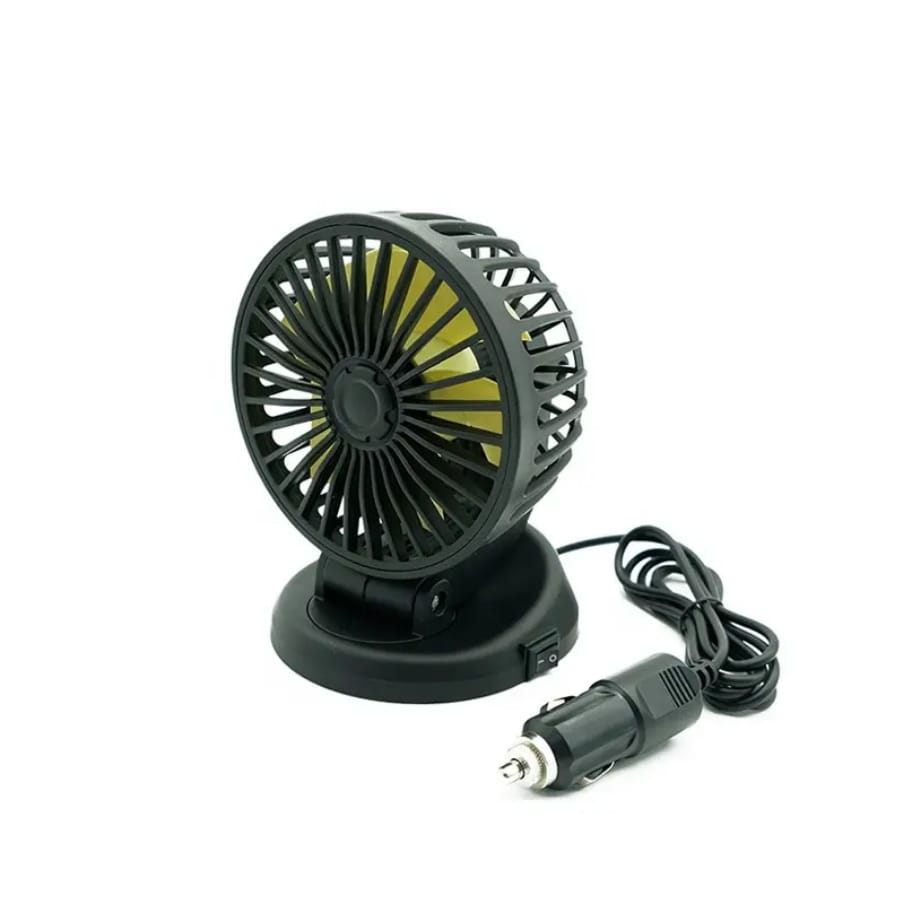 Universal mini auto cooling rotatable car fan....3 speeds and rotatable
