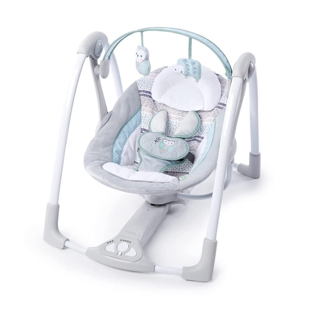 Ingenuity portable foldable Babies Playing swing....folds for storage/transport