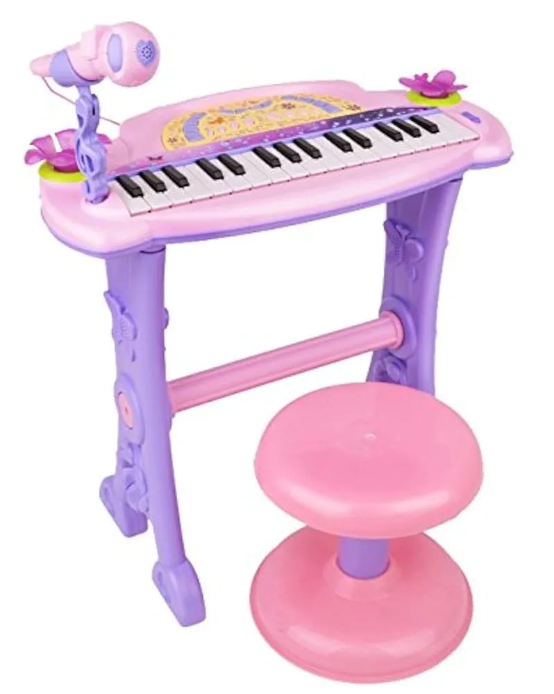 Electronic Syphonic piano/keyboard organ...Educational musical Toy with Mp3 plug-in option plus sing-along microphone