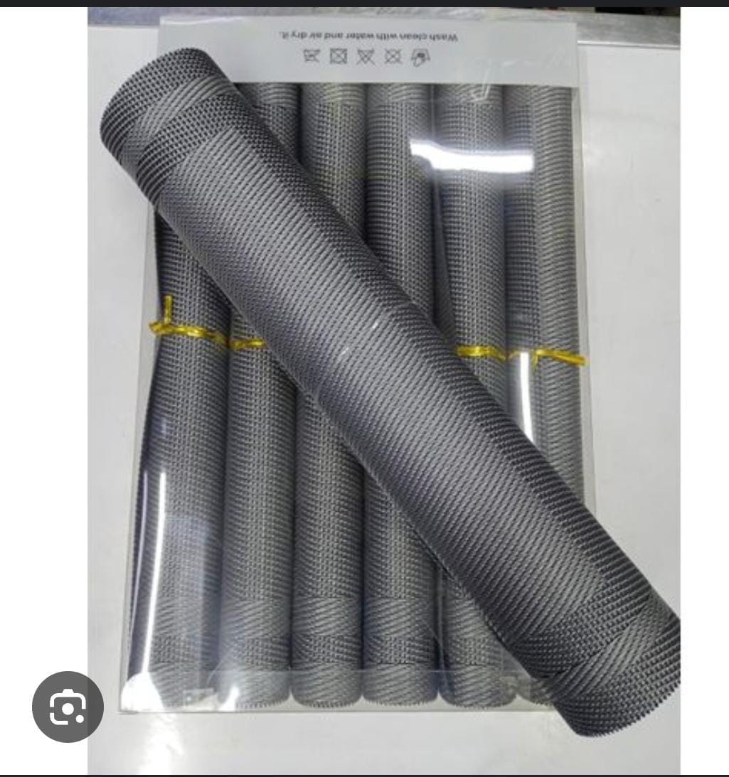 Set of 6Pcs High Quality Kitchen and Dining Table Mats with Matching Centre Runner — Elegant, Heat-Resistant, and Easy-to-Clean Design for Stylish Table Protection