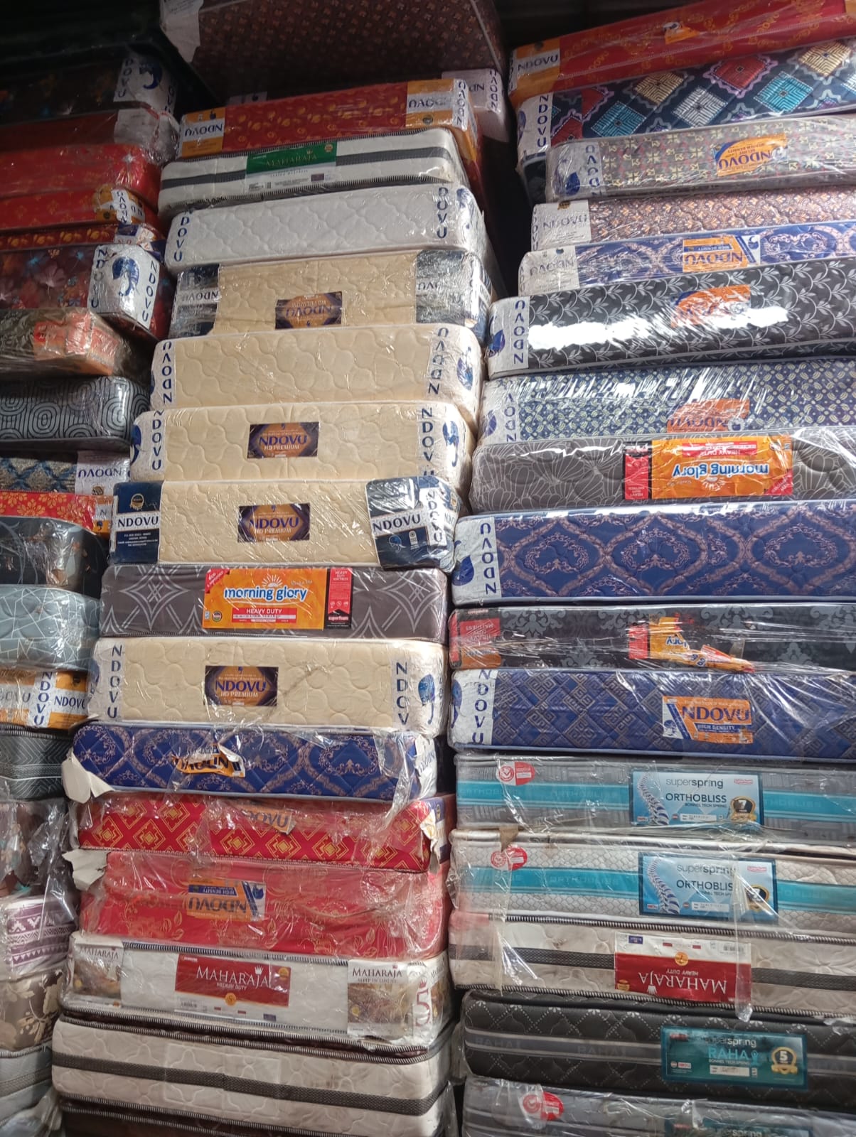 Morning Glory Plain Medium Density 8-Inch Mattress — Firm and Durable Support, Premium Comfort, Ideal for Home, Hotels, and Long-Lasting Restful Sleep with High-Quality Build