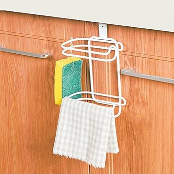 Metallic Double Tissue Holder – Over-Door or Over-Cistern Bathroom Organizer Rack for Tissue Rolls, Durable Rust-Resistant Design for Convenient and Space-Saving Use