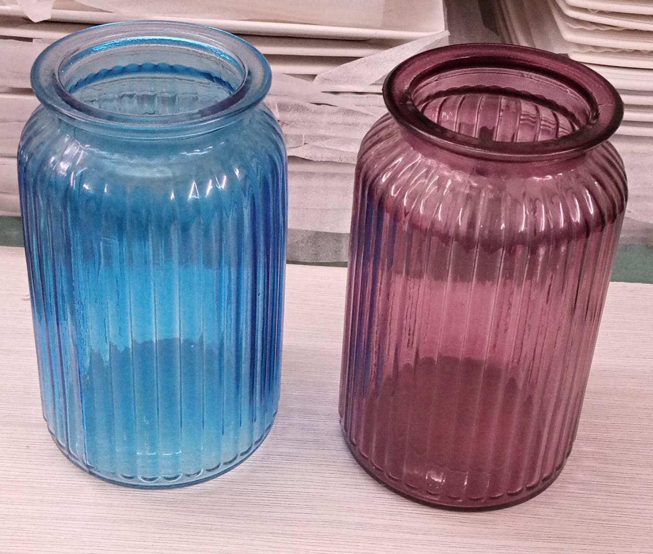 High quality Home deco Diamond home medium flower Vase...made of glass material.,glass floral container