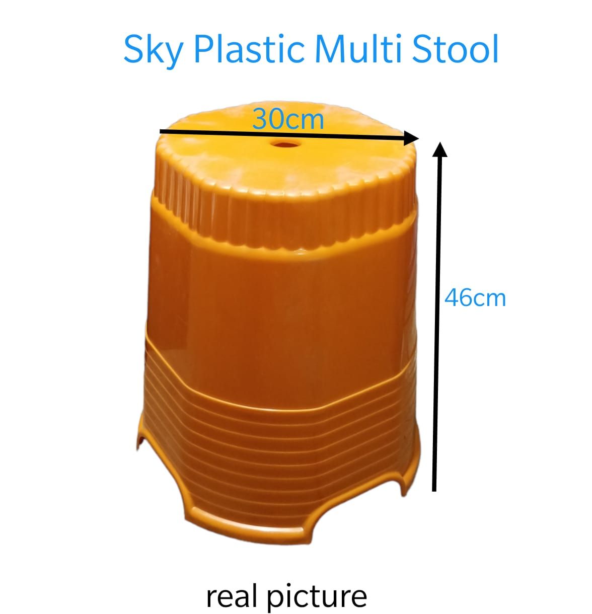 Sky Multipurpose plastic heavy bathroom/Home stool