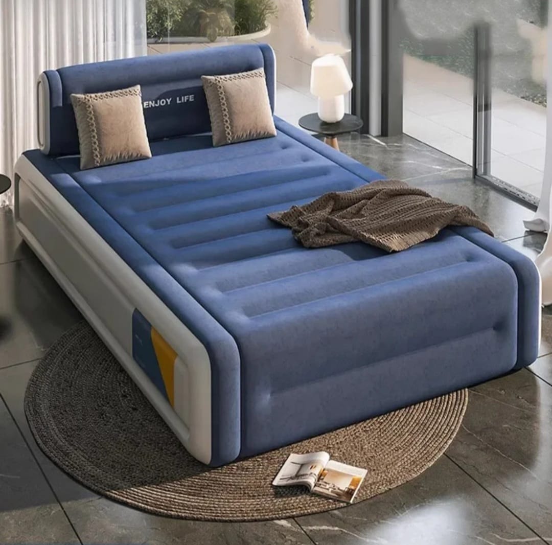 Infratable portable  double king-size Air bed ...comes with a free electric pump