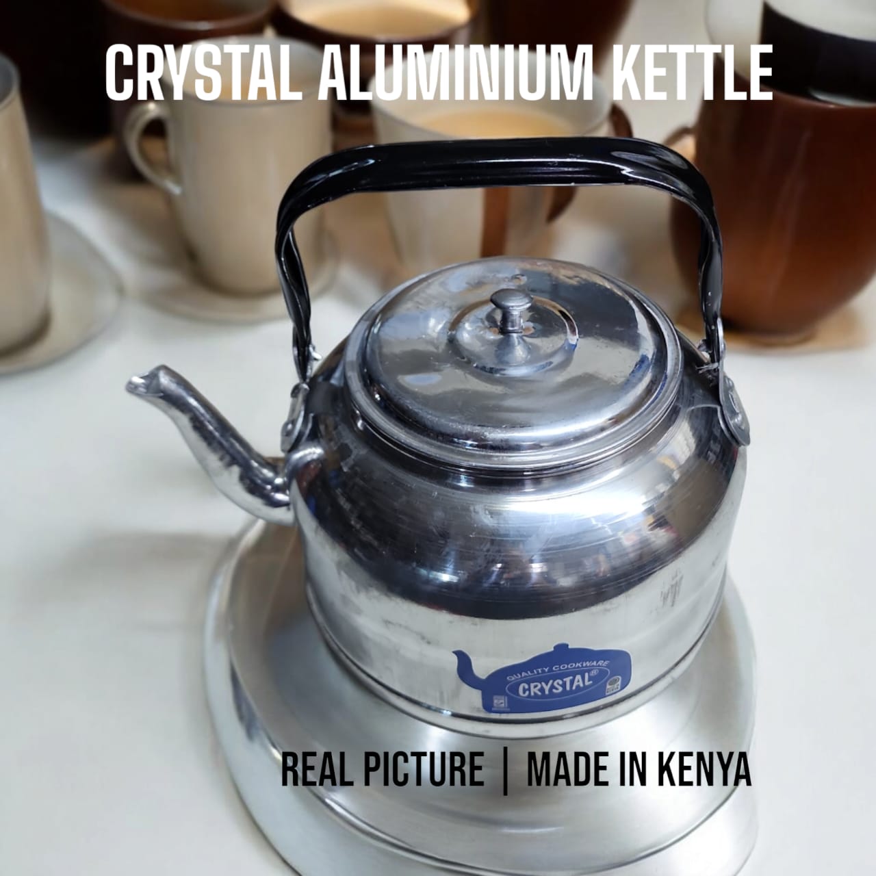 High quality Crystal Aluminium kitchen tea kettle...3 litres