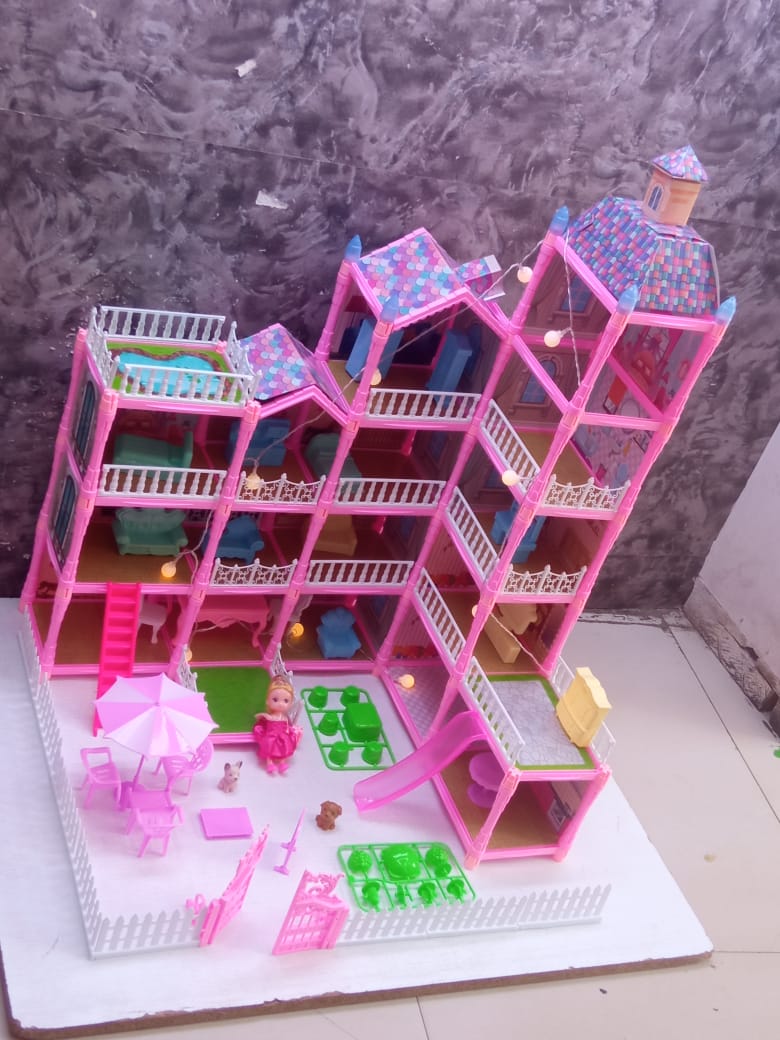 Dream Doll kids house Luxury villa with 379 pieces...DIY for kids to assemble...Bigger and taller