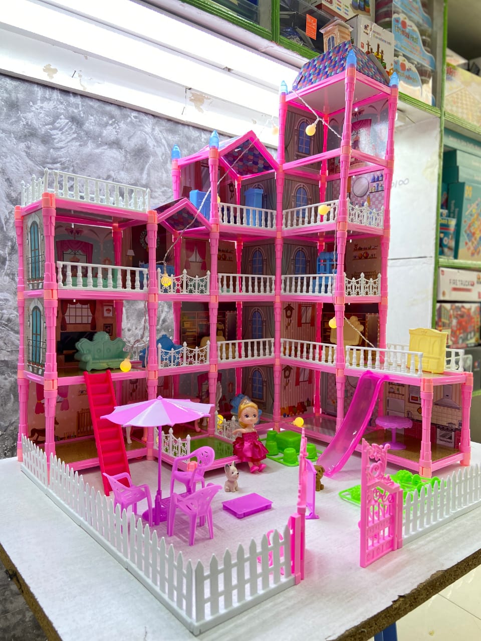 Dream Doll kids house Luxury villa with 379 pieces...DIY for kids to assemble...Bigger and taller