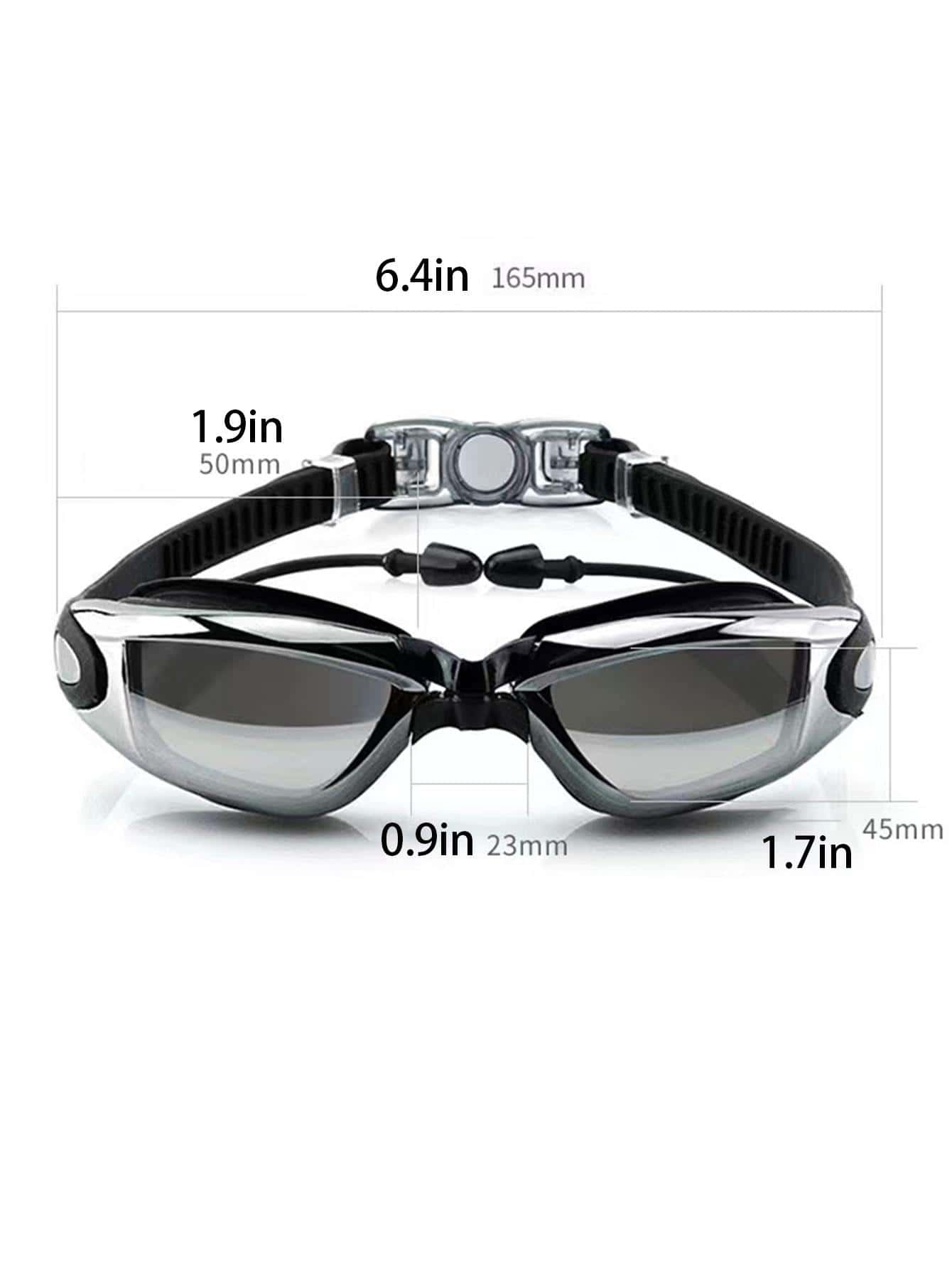 Anti-fog swimming Goggles for adults and young teenage ...Lenswith Anti-fog coating for crystal clear vision,