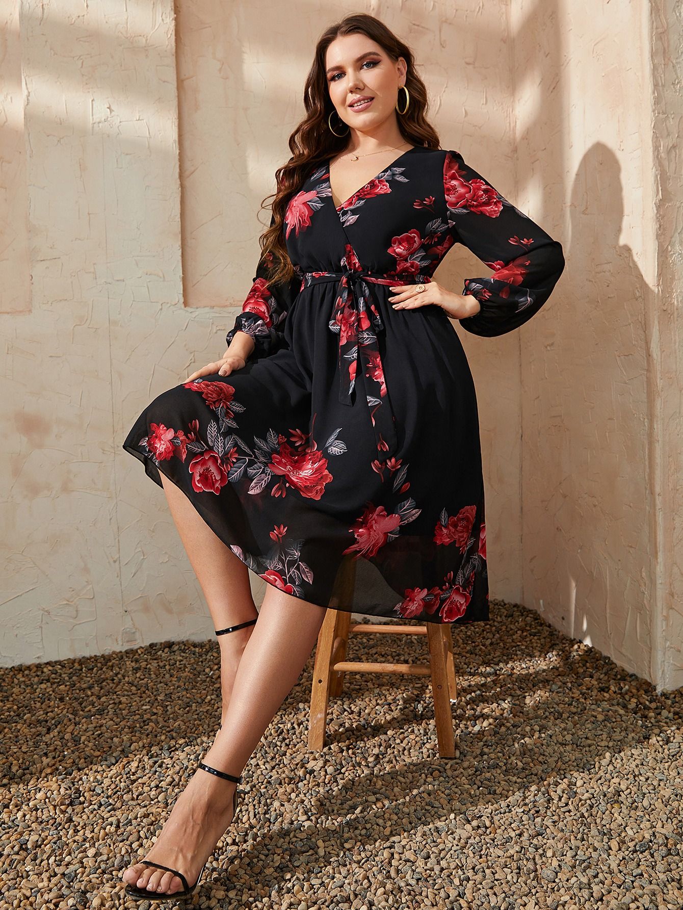 2024 Africa Europe America Women's New Big Size Summer and Autumn Dress Plus-size Dress Explosive Fashion Print Oversized Swing Dress Fat Mother Dress Dyeing Process Temperament Elegant Style