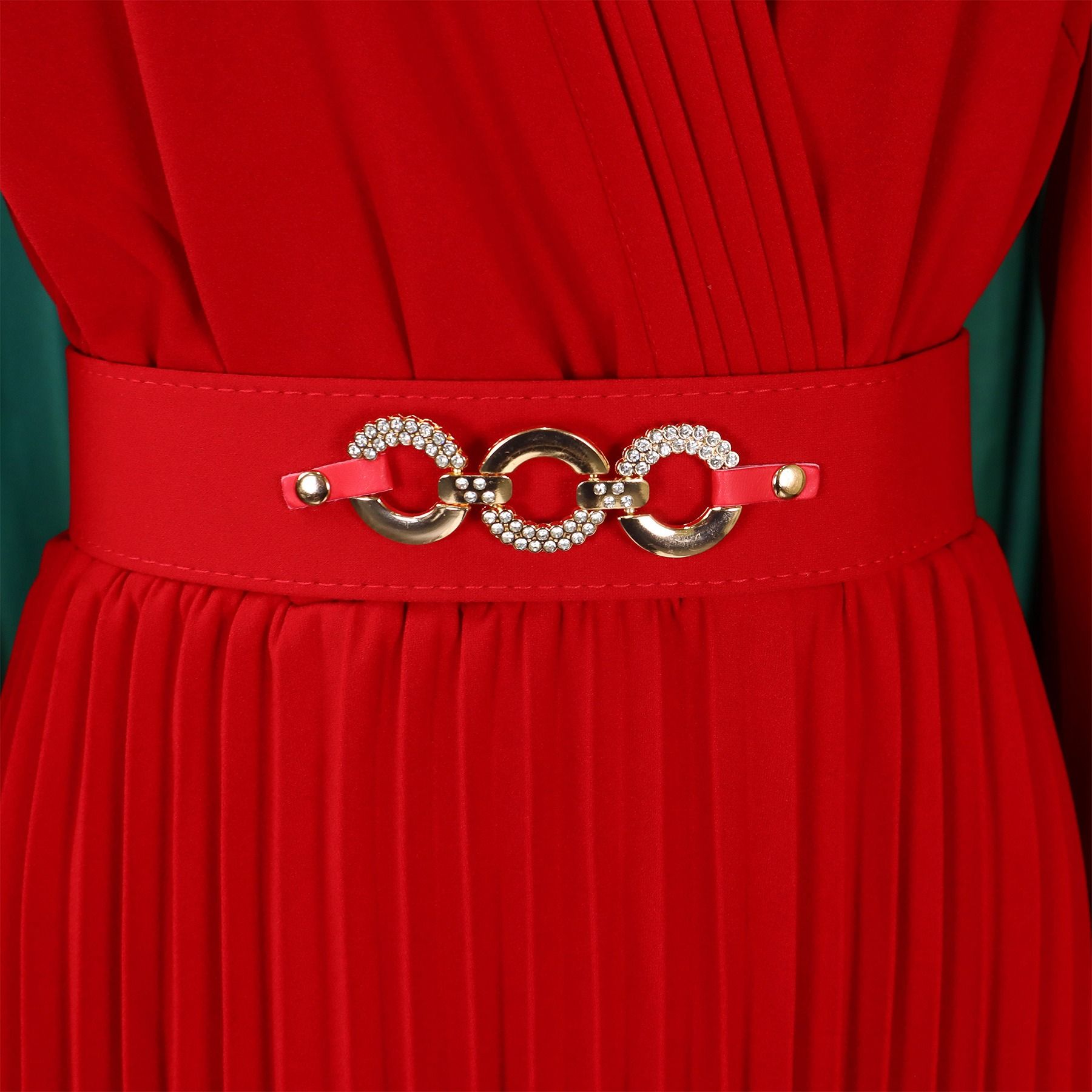 Africa Europe America D497 Belt Summer Autumn 2025 New Women's Trumpet Sleeve Solid Color Plus-size Dress Popular Lanyard/belt Elements
Temperament Commuting Style