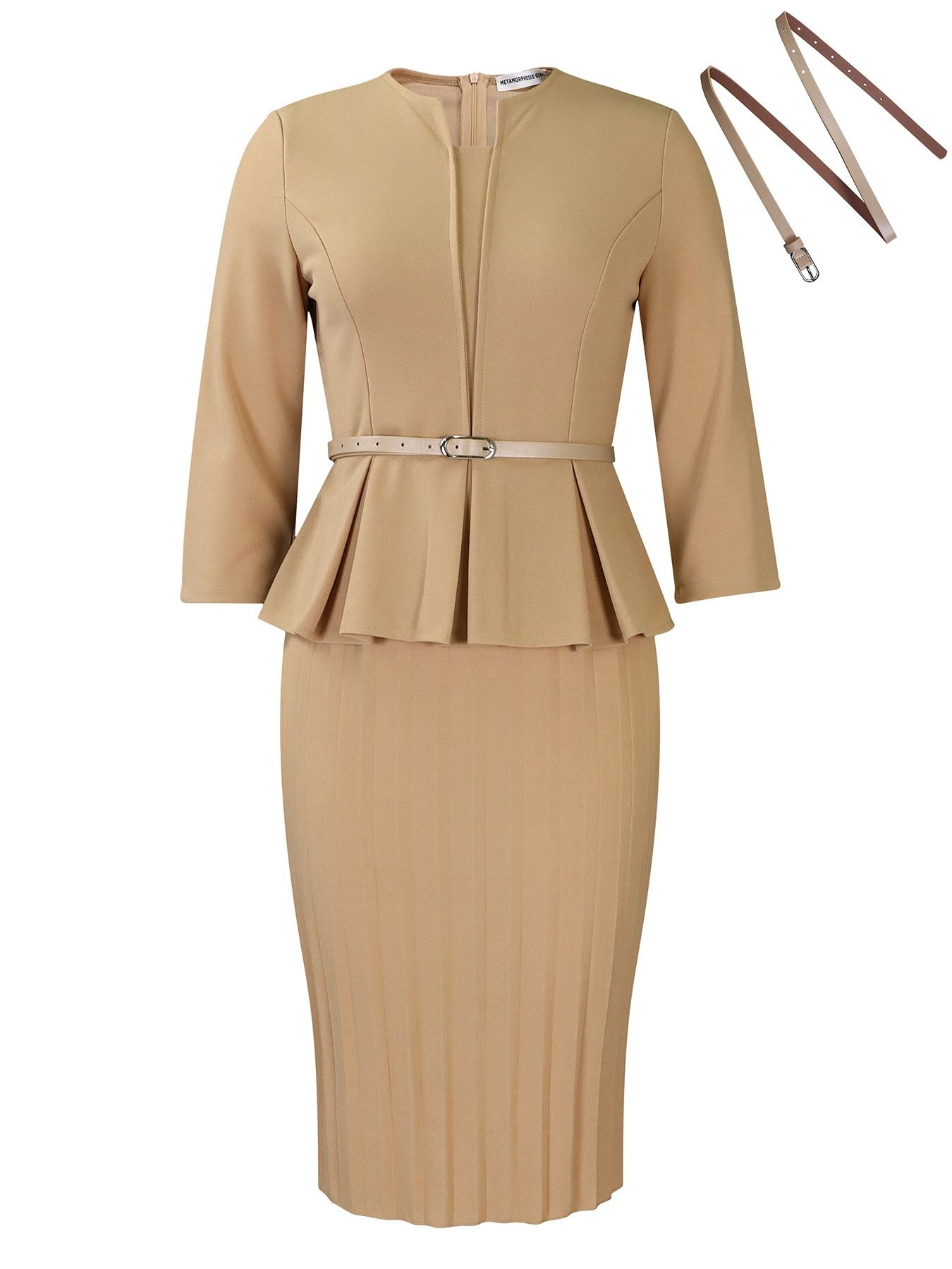Spring & Autumn 2025 Africa Europe America New D3255 Women's V- neck Ruffled High Waist Slimming OL Commuter Pencil Skirt Dress
Yarn-dyed Craft Temperament Elegant Style