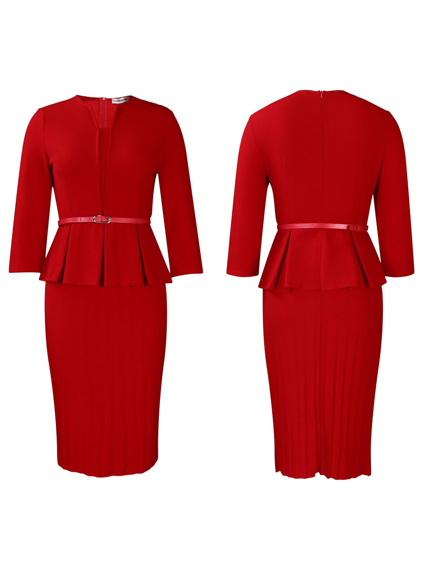 Spring & Autumn 2025 Africa Europe America New D3255 Women's V- neck Ruffled High Waist Slimming OL Commuter Pencil Skirt Dress
Yarn-dyed Craft Temperament Elegant Style