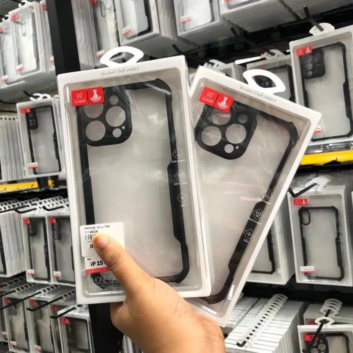 Xundd Airbags Shockproof Camera Protection Transparent Bumper Back Cover For iPhone15 Pro Max/15 Pro/15 Plus/15, 14 Pro Max/14 Pro/14 Plus/14, 13 Pro Max/13 Pro/13, 12 Pro Max/12 Pro/12, 11 Series