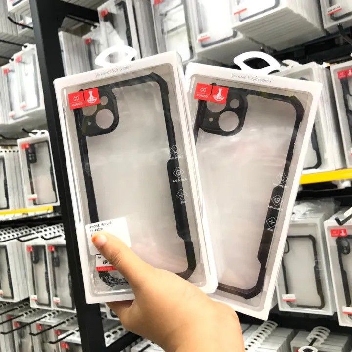 Xundd Airbags Shockproof Camera Protection Transparent Bumper Back Cover For iPhone15 Pro Max/15 Pro/15 Plus/15, 14 Pro Max/14 Pro/14 Plus/14, 13 Pro Max/13 Pro/13, 12 Pro Max/12 Pro/12, 11 Series