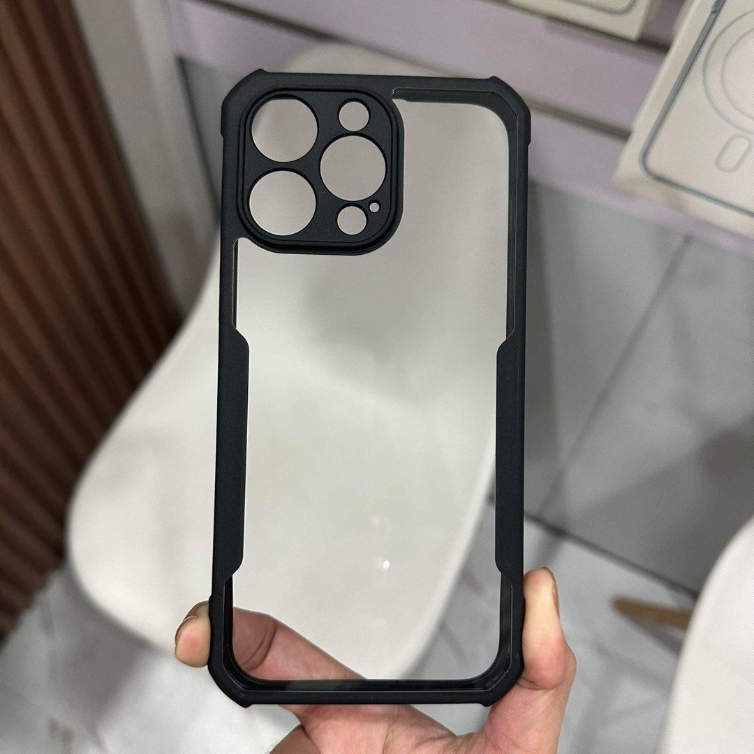 Xundd Airbags Shockproof Camera Protection Transparent Bumper Back Cover For iPhone15 Pro Max/15 Pro/15 Plus/15, 14 Pro Max/14 Pro/14 Plus/14, 13 Pro Max/13 Pro/13, 12 Pro Max/12 Pro/12, 11 Series