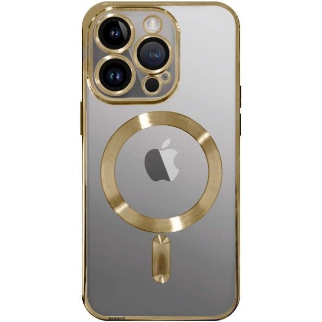 Luxury Slim Plating TPU Bumper Drop Protective Magnetic Phone Case Cover Compatible with Magsafe for iPhone 15 Series, 14 Series, 13 Series, 12 Series, 11 Series
