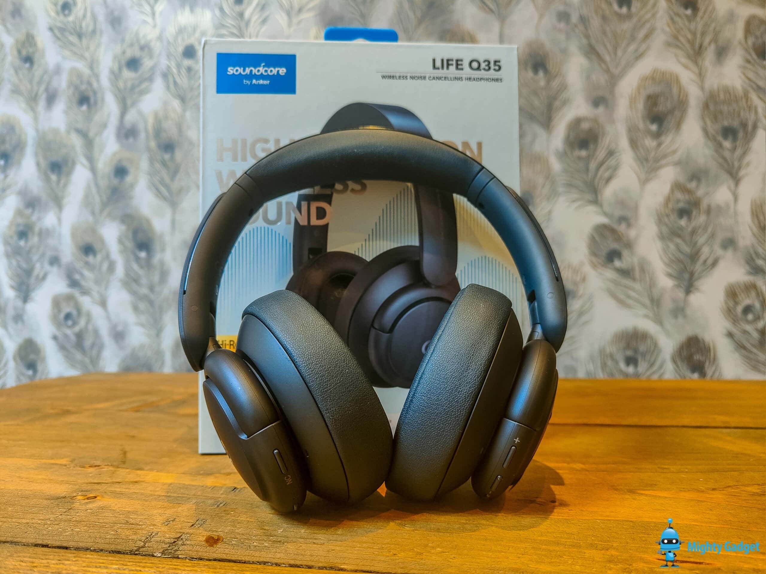 Soundcore by Anker Life Q35 Multi Mode Active Noise Cancelling Bluetooth Headphones with LDAC for Hi Res Wireless Audio, 40H Playtime, Comfortable Fit, Clear Calls, for Home, Work, Travel