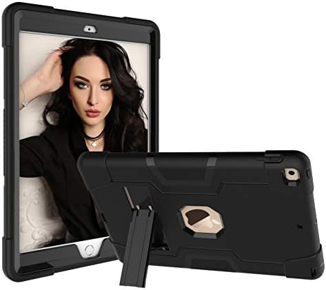 3 in 1 Hybrid Heavy Duty Rugged Kickstand Shockproof Anti-Scratch Protective Case for iPad 10.2" [7th Gen, 8th Gen, 9th Gen] Only