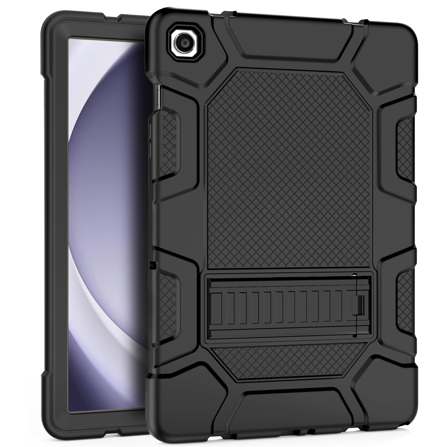 3 in 1 Hybrid Heavy Duty Rugged Kickstand Shockproof Anti-Scratch Protective Case for Samsung Galaxy Tab A9+ 11" 2023