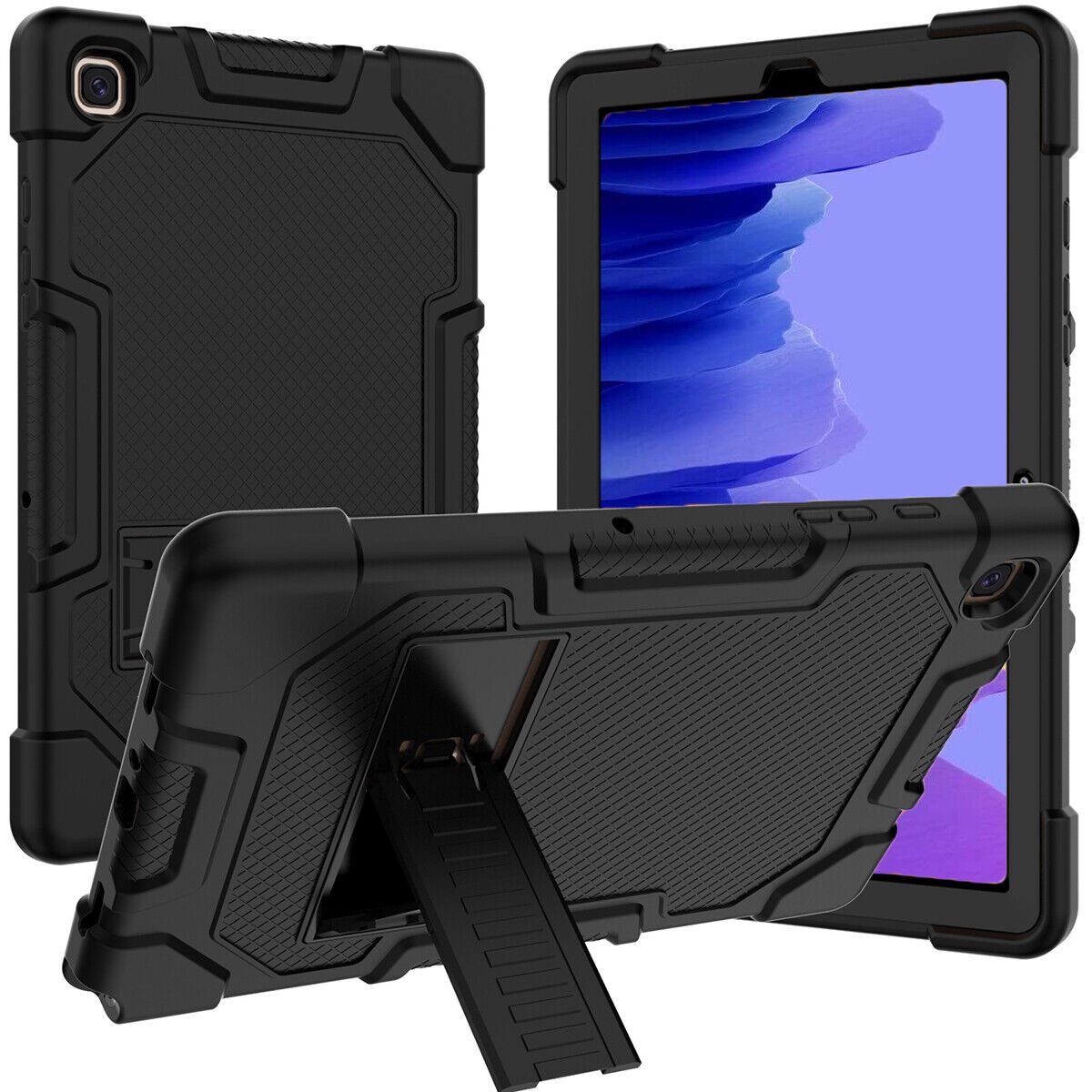 3 in 1 Hybrid Heavy Duty Rugged Kickstand Shockproof Anti-Scratch Protective Case for Samsung Galaxy Tab A7 10.4 2020/2022