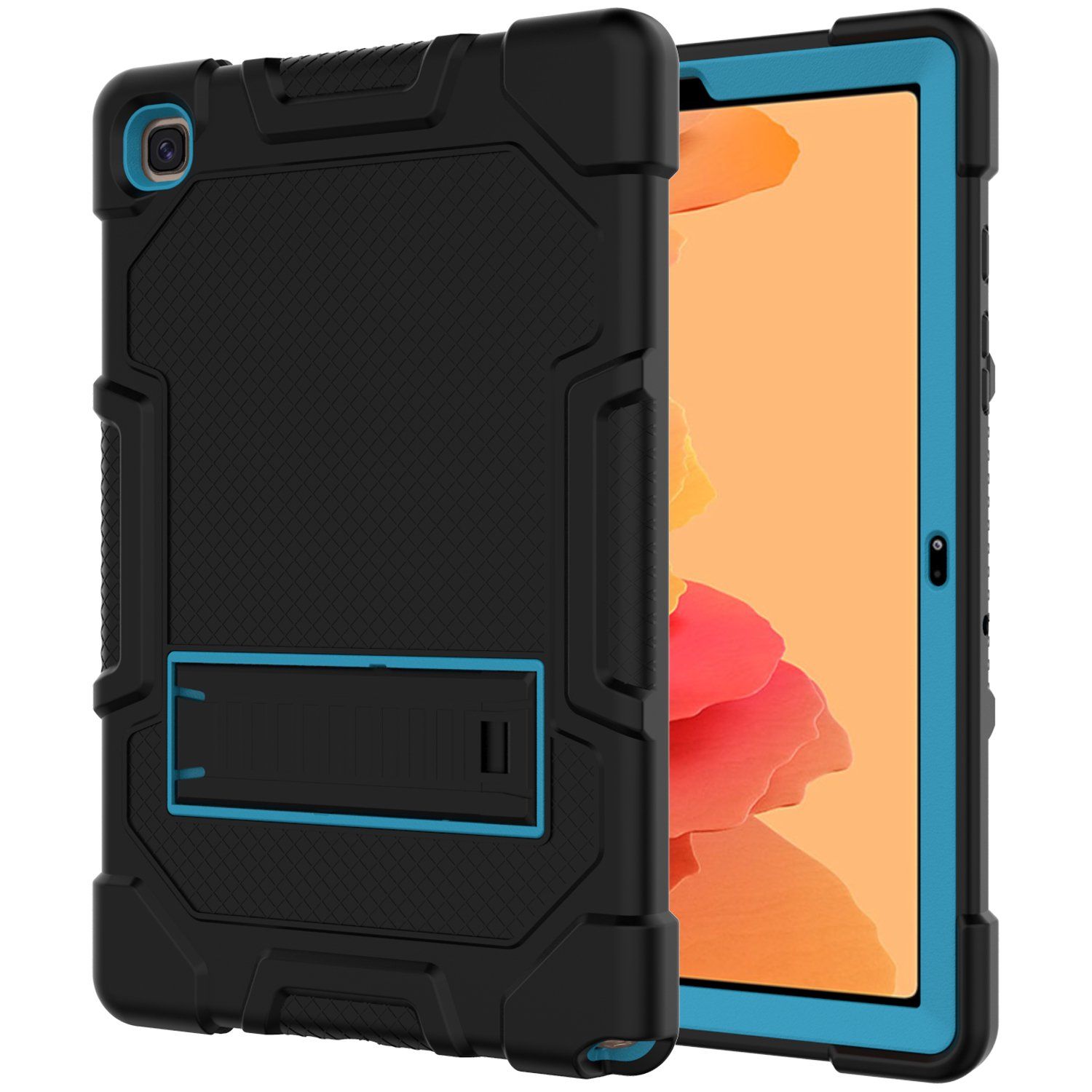 3 in 1 Hybrid Heavy Duty Rugged Kickstand Shockproof Anti-Scratch Protective Case for Samsung Galaxy Tab A7 10.4 2020/2022