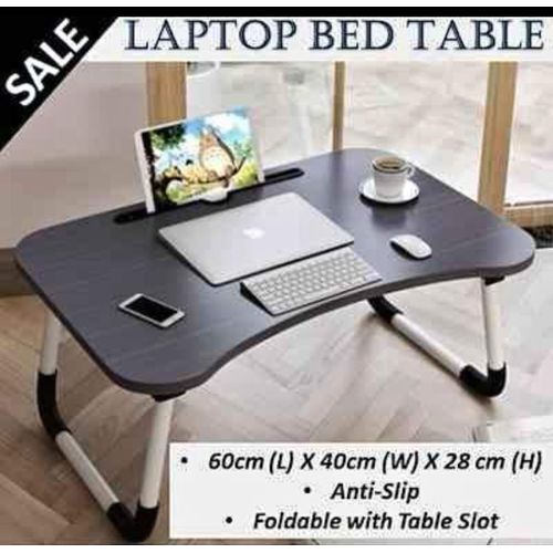 Foldable Laptop Table/iPad Holder-brown