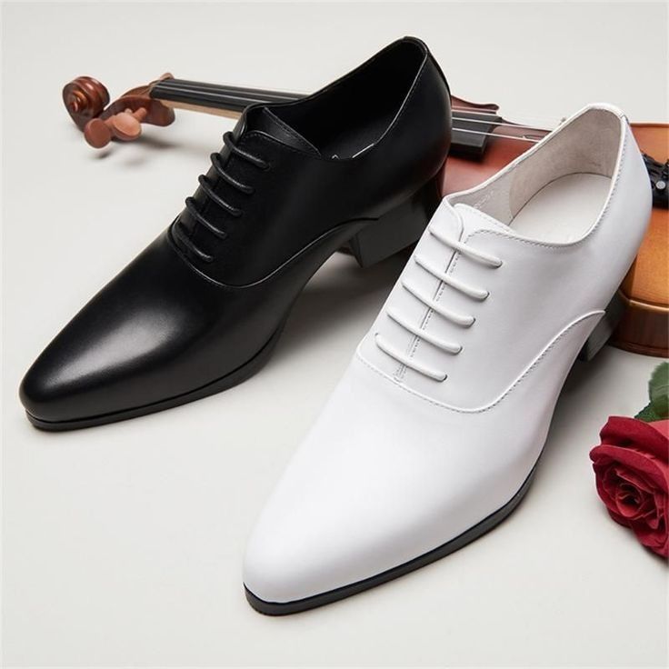 New Men's Business Dress Shoes Official Shoes Men pure Leather Shoes Breathable Dress Shoes Pointed Toe Formal Shoes Hot Fashion Wedding pure Leather Man Pointed Boy Formal Office Shoe Dad