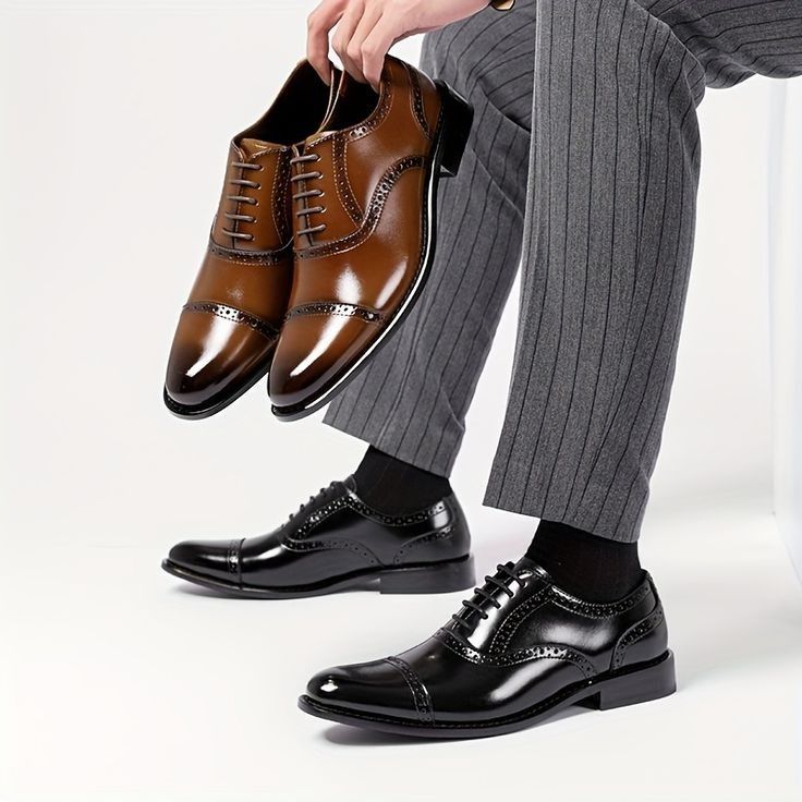 Best price for Moroccan leather mens business Dress Shoes Official ...