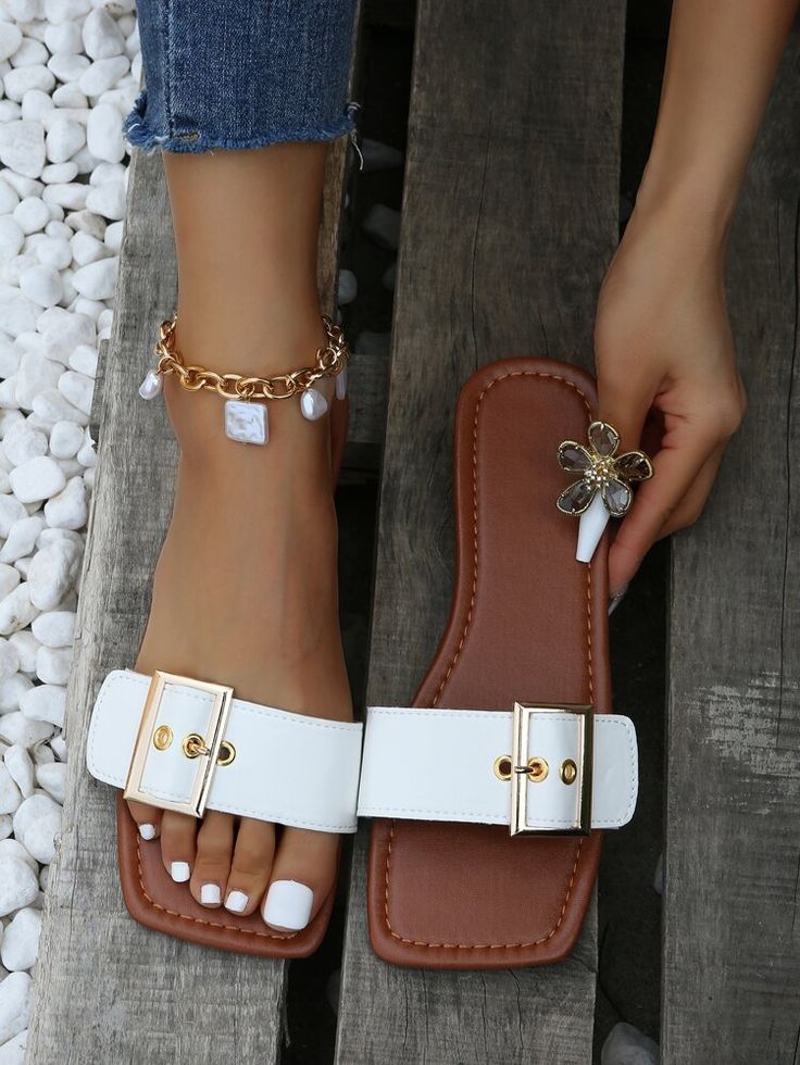 LADIES SLIDES BEACH SANDALS OPEN TOE GENUINE LEATHER AFFORDABLE SLIDE WOMEN SANDALS ORTHOPEDIC BEAUTIFUL SANDALS
