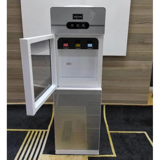 GREAT SELECTION OF A POPULAR CHOICE Ailyons 3 Taps Hot Cold and Normal Stand Alone Water Dispenser with Storage Cabine
