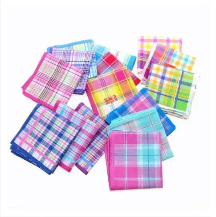 EXPERIENCE QUALITY 100% cotton high quality handkerchiefs MulticolourAvailable in an array of colors and patterns, these quality cotton handkerchiefs are made from 100% soft, breathable and sweat abso