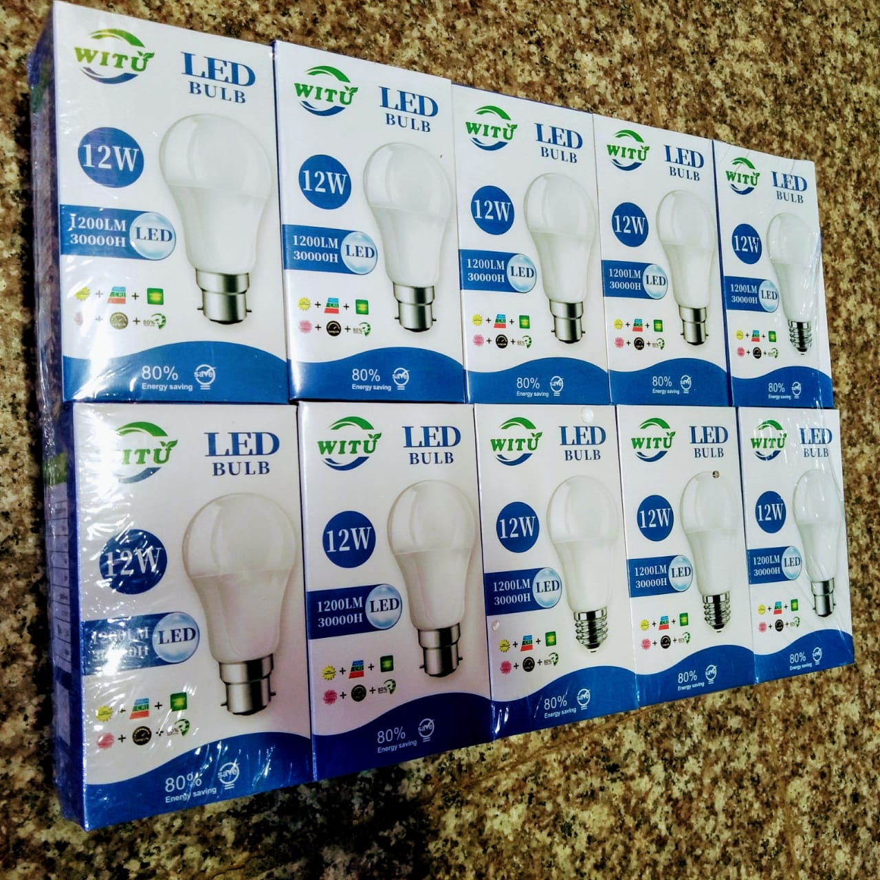 12w led Witu bulbs 10pc pkt