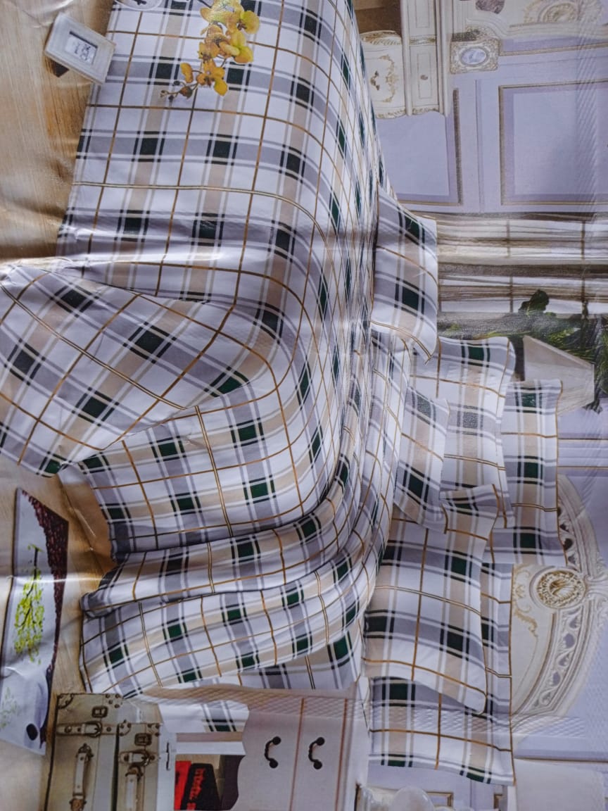 BEST SELLING ARRIVALS 💫💯4 Pcs Duvet Set. Comprises of 1 duvet cover, 1 bedsheet and two pillow cases. Easy to clean and are perfect fitting to size.