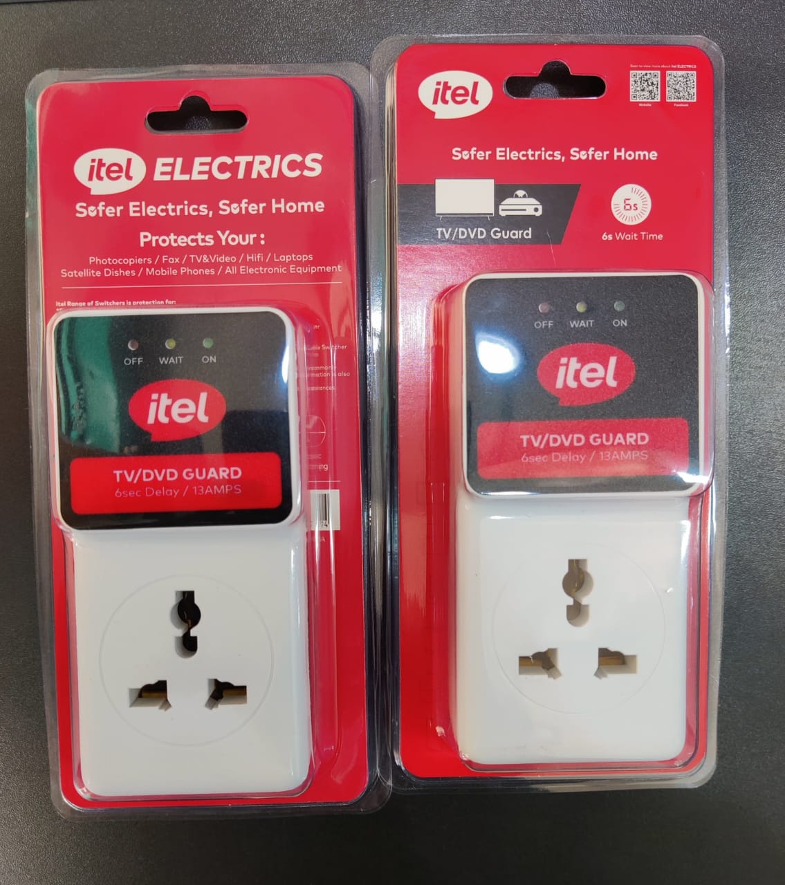 ⚡ Itel TV/Fridge Guard ⚡
Protect your appliances from power surges, fluctuations & blackouts! 💡
✅ Keeps your TV & Fridge safe
✅ Extends lifespan of your electronics
✅ Automatic power cut-off & delay