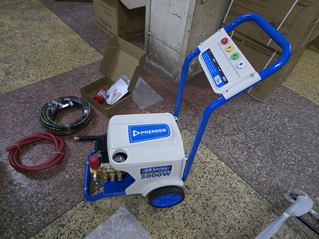 Power Meets Precision! ✨🚘

Give your car the shine it deserves with this 3000W Electric Car Wash Machine! 💦
✅ 2600 PSI high pressure – blasts away stubborn dirt & grime effortlessly
✅ Energy-efficie
