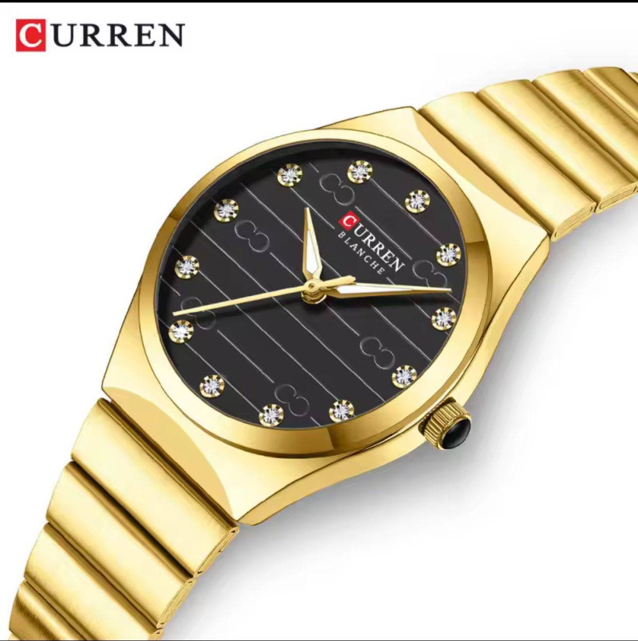 🎀🕰️CURREN LADIES #9110  wrist watch. 30M water resistant wrist watch is a must-have fashion accessory for the modern Woman. Curren is known for producing high quality wrist watches which are durable