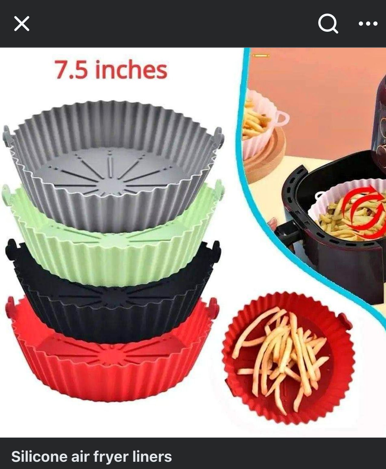 🧁 Limited Stock! Air Fryer Disposable Paper Liners — No Mess, No Cleaning, Just Enjoy Cooking Non-stick, disposable air fryer liners — oil-proof, heat-resistant & food-safe. Keeps your air fryer clea
