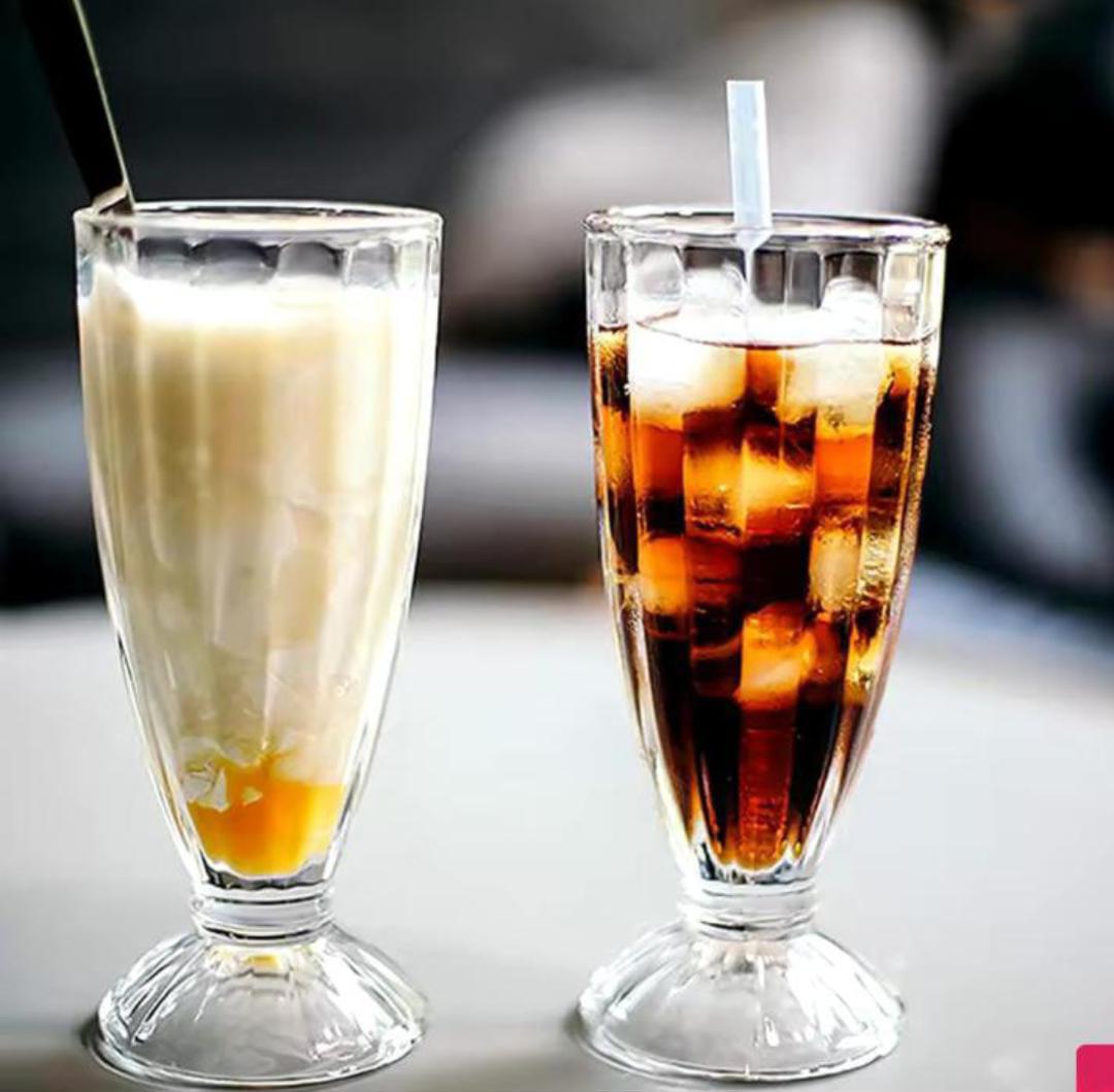 🌟 Just Arrived! Dozen Milkshake Glass Set — Stylish & Gift-Ready