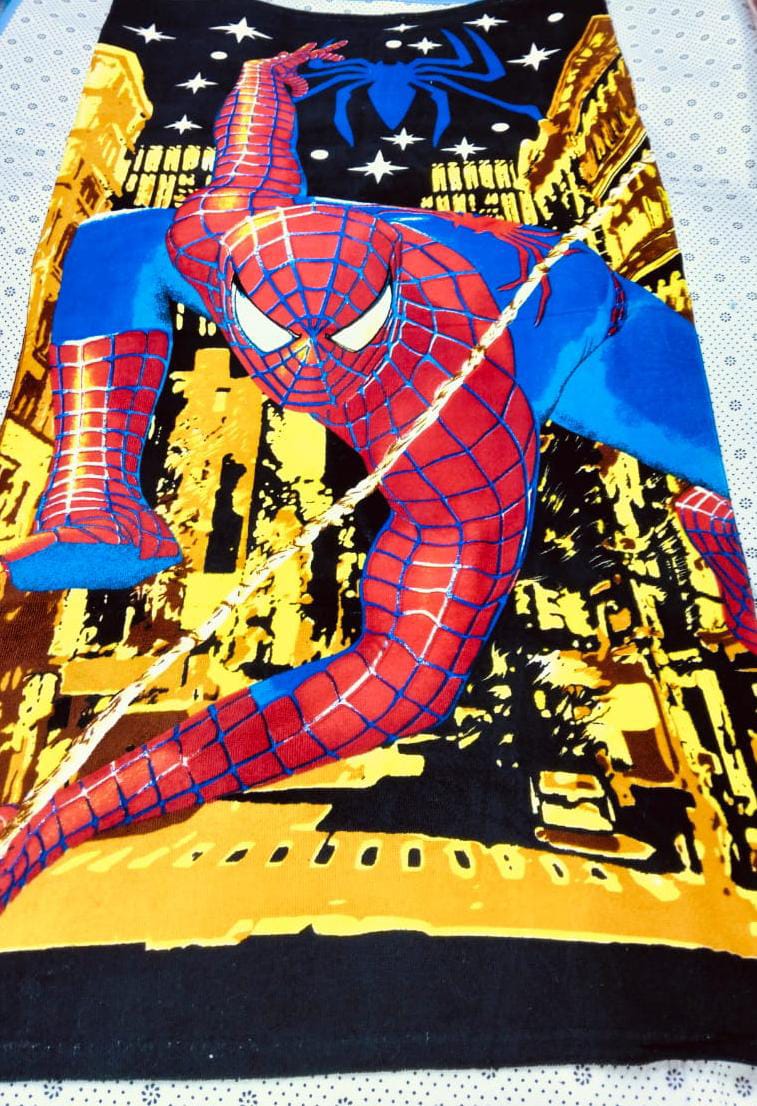 🧸 Cartoon Themed Kids Bath Towel — Soft, Absorbent & Adorable | Size 70×140cm