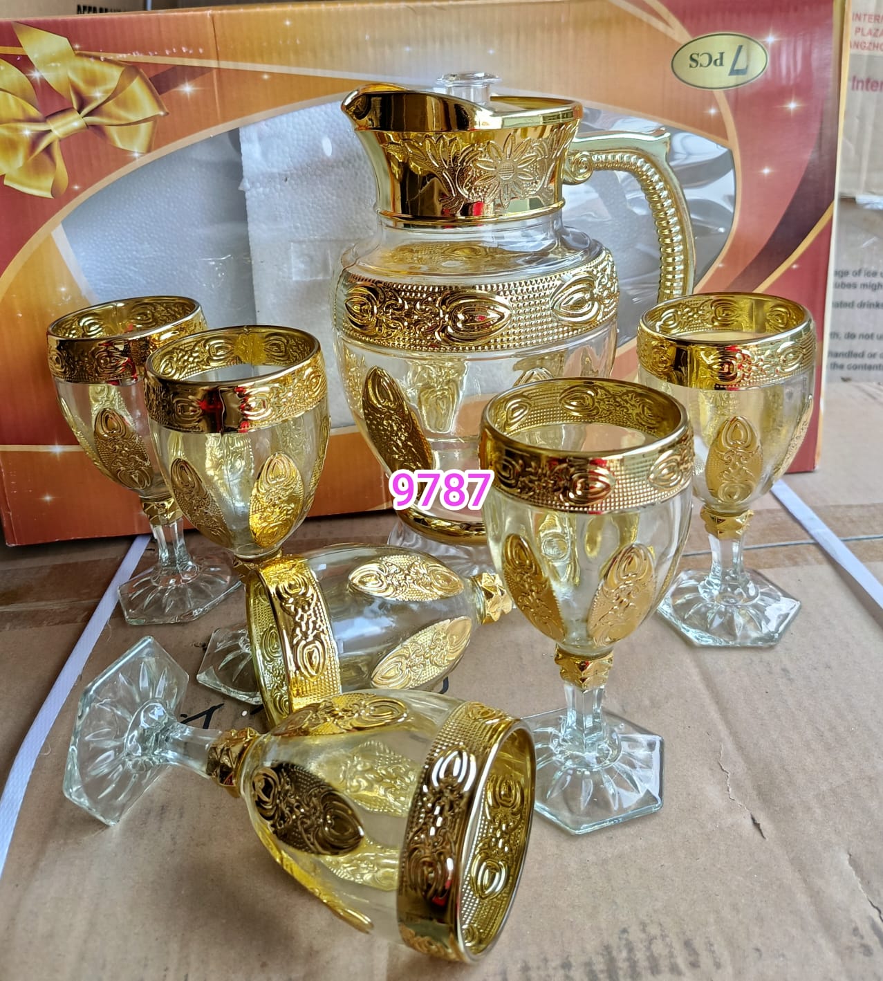 💖 Chic & Functional! 6PC Glass Set — Stylish & Sturdy | Limited Stock