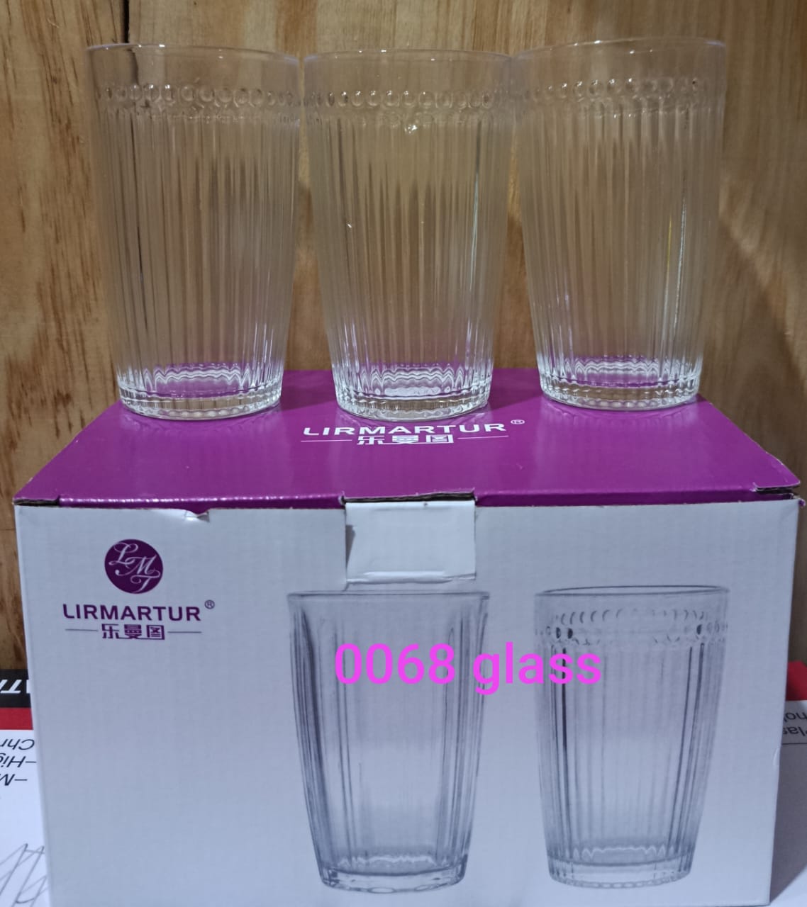 6-piece water glass set — perfect for home, office, or parties. Durable, elegant, and easy to clean for everyday use.